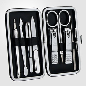 World No. 1. Three Seven (777) Travel Manicure Grooming Kit Nail Clipper Set (8 PCs, TS-377BVC), MADE IN KOREA, SINCE 1975.