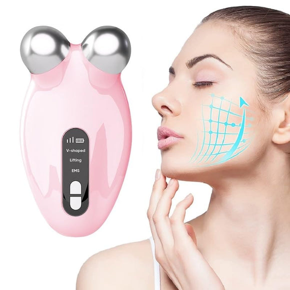 Microcurrent Facial Device, USB Rechargeable Intelligent Face Massager, Shaping Face Sculpting Tool Suitable for Women
