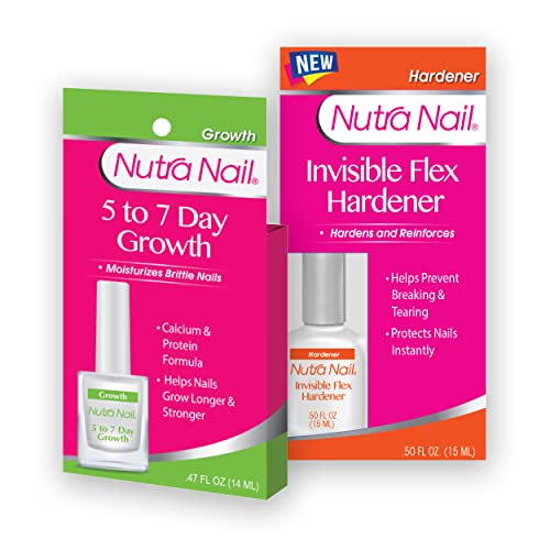 Nutra Nail 5 to 7 Day Growth Treatment & Invisible Flex Hardener