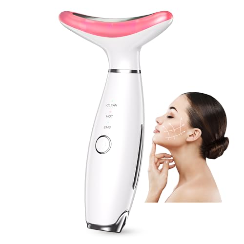 Skin Rejuvenation Beauty Device for Face Neck, Vibration Face Massage,3 in 1 Face Sculpting Tool Facial Massager for Double Chin, Thermals and Skin Care