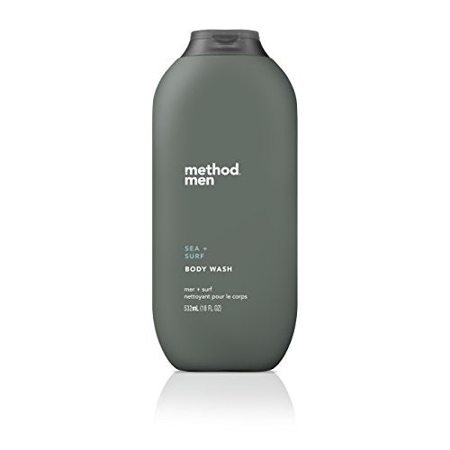 Method Mens Body Wash, Sea + Surf, 18 Fluid Ounce