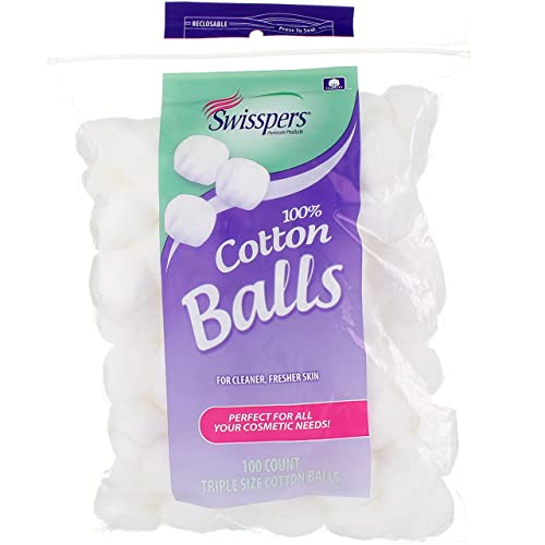 Swisspers Multi Care Cotton Balls, 100 ct (Pack of 4)