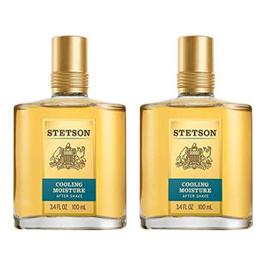 Stetson Cool Moisture Aftershave 3.4 Fluid Ounce, 2 Count