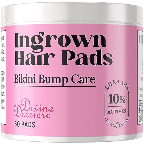 Ingrown Hair Pads, Razor Bump Stopper - Ingrown Hair Treatment for Bikini Area and Razor Bumps - Bikini Bump Blaster Topicals Ingrown Tonic for Intimate Area Ingrown Hairs & Razor Burns