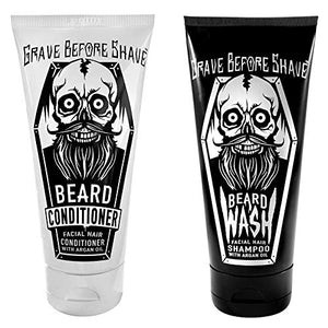 GRAVE BEFORE SHAVE™ Beard Wash & Beard Conditioner Pack