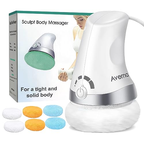 Averna Body Sculpt Body Sculpting Machine with 6 Washable Pads, Apply to Abdomen, Arms, Legs and Other Body Parts.