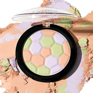 LAURA GELLER Filter Finish Pressed Radiant Setting Powder, Color Correcting For Even Tone, Universal