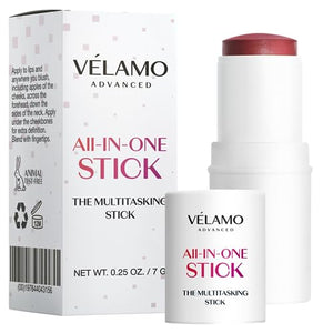 Multifunctional Lip & Cheek Makeup Sticks for Mature Skin - Revitalizing Beauty, Age-Defying Charm - Cream Blush Stick for Radiant Cheeks & Luscious Lips