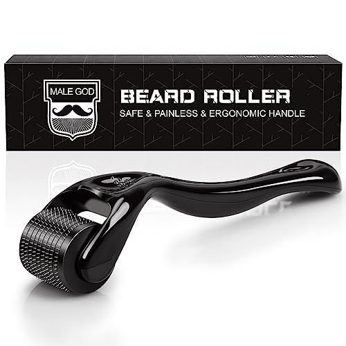 MALE GOD Beard Roller for Beard Growth, Beard Roller Kit for Hair and Face, Gifts for Men Women