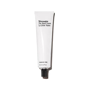 Nécessaire The Hand Cream. Fragrance-Free. Peptide, Niacinamide, Marula Oil. Nourish. Good For Eczema. Hypoallergenic. Dermatologist-Tested. 65 ml / 2.2 fl oz