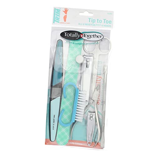Trim Manicure and Pedicures Kit. Tip to Toe. All U Need for Feet & Hand. 8 Pc