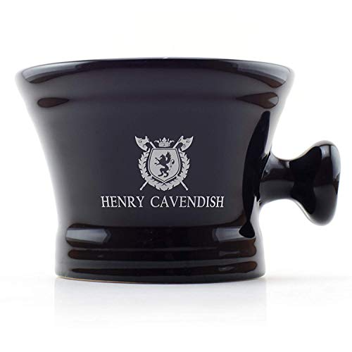 Henry Cavendish Gentleman's Ceramic Shaving Soap Bowl with Handle.