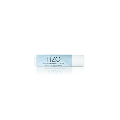TiZO Lip Protection | Tinted | Broad Spectrum Sunscreen | UVA/UVB Protection | For all skin types | Titanium Dioxide and Zinc Oxide | 0.14 oz / 4.5 g
