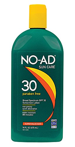 NO-AD Sun Care Sunscreen Lotion, SPF 30 16 oz
