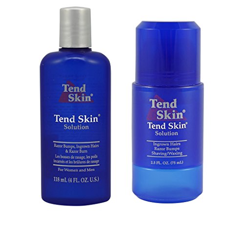 Tend Skin Razor Burn and Ingrown Hair Kit-Tend skin 4ounce + Roll on 2.5 ounce
