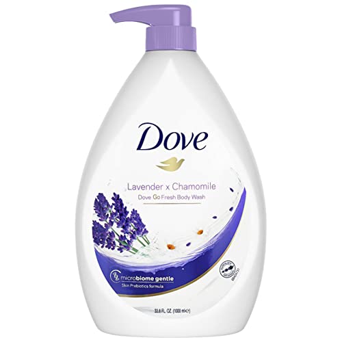 Dove Go Fresh Shower Gel Body Wash, Lavender and Chamomile, 33.8 Ounce Pump Bottle