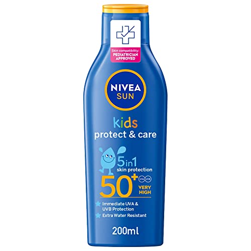 Nivea Sun Children Sun Lotion Spf 50+ Long Lasting Water Resistant Immediate