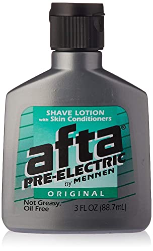 Afta Pre-Electric Shave Lotion With Skin Conditioners Original 3 oz (Pack of 3)