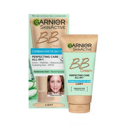 Garnier Skin Naturals Combination to Oily Hyaluronic Aloe All-in-1 BB Light Cream, 50ml