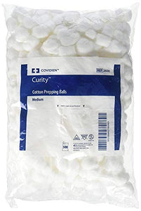 Cotton Balls, Kendall-Medium-4000/case-Prepping Balls#2600 by COVIDIEN