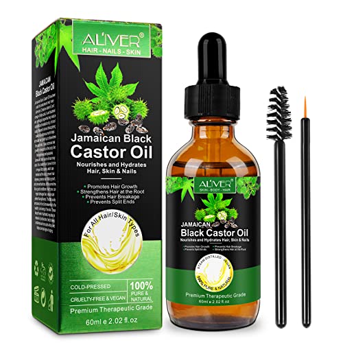 be Nourish Eyelashes and Eyebrows, Cold Pressed Castor Oils for Scalp, Skin and Nails…