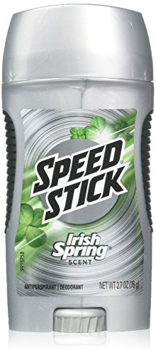 Mennen Speed Stick Antiperspirant and Deodorant Irish Spring Original, 2.7 Ounce (Pack of 4)
