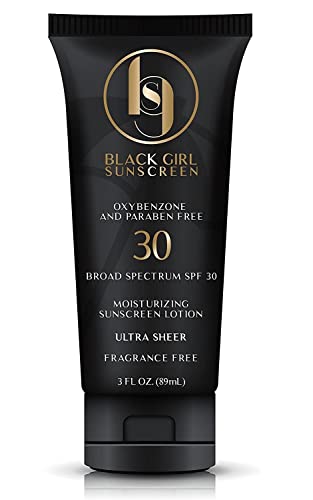 BlackGirlSunscreen Sunscreen SPF 30 Formulated for Women of Color Infused with Natural Ingredients and No Synthetic Fragrance&Cruelty-Free - 3 FL OZ