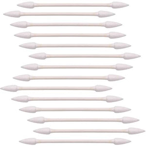 TecUnite 600 Pieces Cotton Swabs, Double Precision Cotton Tips with Paper Stick