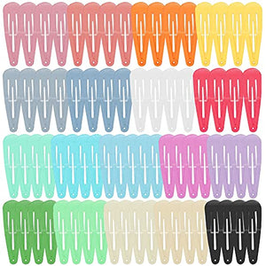 Snap Hair Clips Hair Barrettes for Girls, Anezus 80 Pcs 2 Inch Non-Slip Barrettes Hair Accessories for Girls, Women, Kids Teens or Toddlers