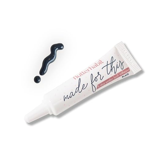FlutterHabit Made for This Adhesive Lash Glue for Eyelash Extensions - Your Ultimate All-Day Hold Lash Cluster Glue for Effortless, Stunning, and Long-Lasting Eyelashes - All-in-one Lash Glue