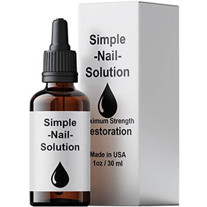 Simple Nail Solution - Tea Tree, Vitamin E, Keratin/Nail Growth, Strengthener and Repair/Revitalizing Cuticle Oil