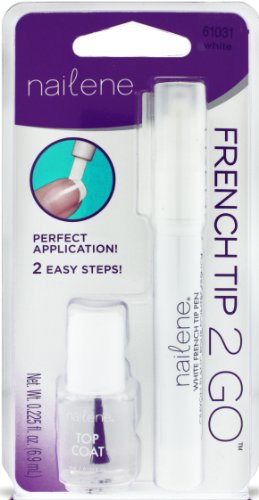 Nailene Purple French Tip Nail Pen with Topcoat
