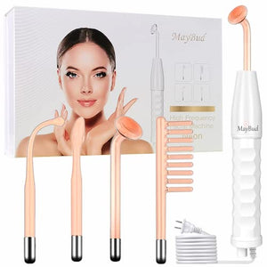 MayBud Portable High Frequency Facial Wand Machine Face Skin Tightening Facial Reduces Wrinkles Promotes Hair Growth