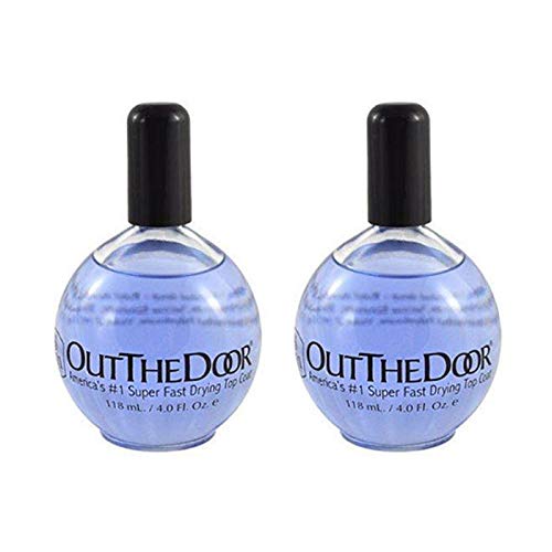 INM Out the Door Super Fast Drying Top Coat 106 ml/3.6 oz REFILL (2 Pieces) | NO BRUSH INCLUDED