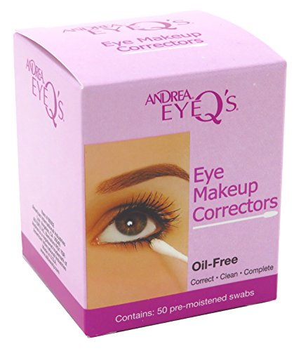 Andrea Eye Q's Eye Make-Up Correctors Swabs 50 Count (2 Pack)