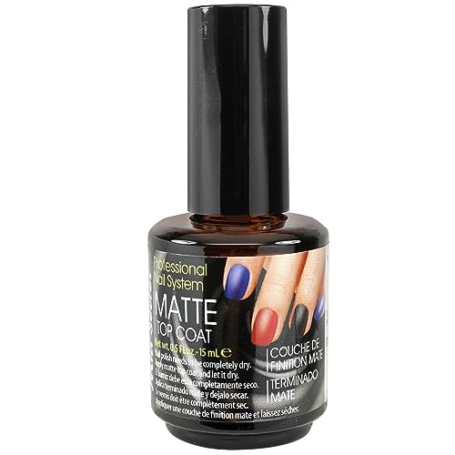 Mia Secret - Matte Top Coat, finish for Acrylic/Gel Nail 0.5 Fl Oz