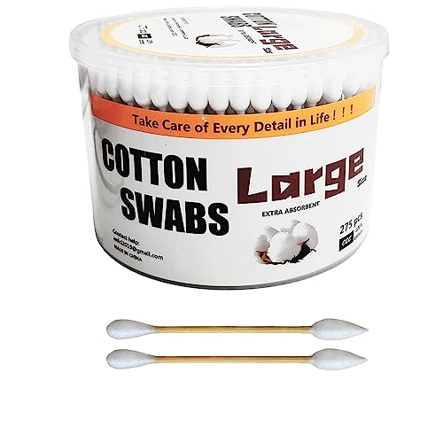 Precision Cotton Swabs, Pointed Cotton Buds XL Size 275pcs