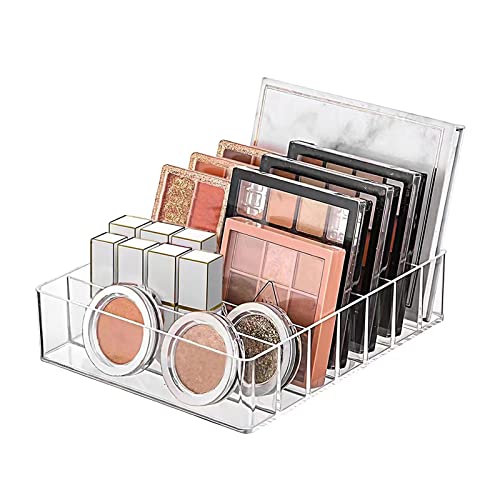 WECHENG Eyeshadow Palette Makeup Organizer, BPA Free 7 Section Divided Vanity Organize Holder for Drawer and Bathroom Counte Modern Cosmetics Storage (7.48