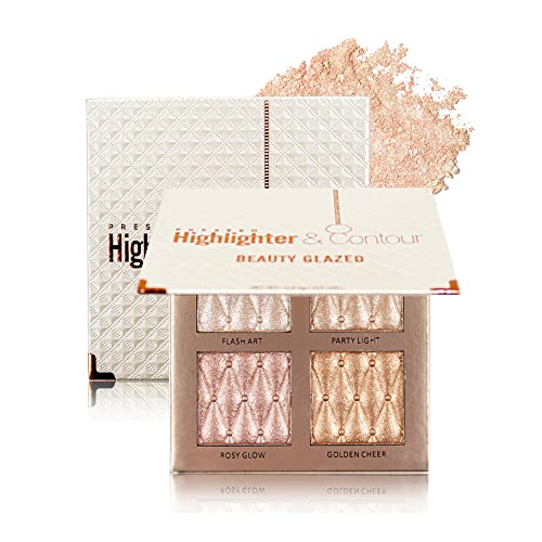 4-color highlighter makeup palette shimmer bronze contour shadow illumination highlight eyeshadow palette eyeshadow cosmetic set