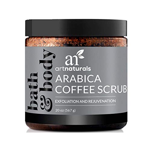 artnaturals Natural Arabica Coffee Scrub- Body - Exfoliating and Rejuvenating Body Rub - For Skin care, Stretch Marks, Acne and Cellulite - 20 oz