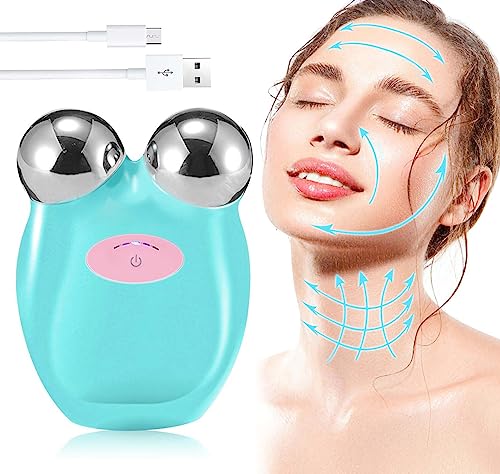 Microcurrent Facial Device, USB Microsculpt Device for Face and Neck, Instant Face Lift, Skin Tightening & Double Chin Reduce
