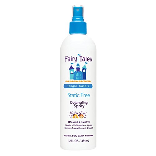 Fairy Tales Tangle Tamer Detangling Spray for Kids - Ultra Moisturizing and  Anti Frizz Protection  - Paraben Free, Sulfate Free - 12 Oz