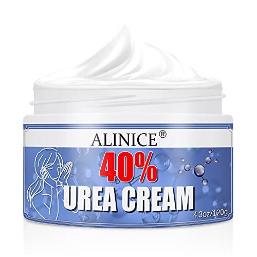 ALINICE Urea 40% Foot Cream, Callus Remover Hand Cream Foot Cream For Dry Cracked Feet, Hands, Heels, Elbows, Nails, Knees, Intensive Moisturizes & Softens Skin, Exfoliates Dead Skin