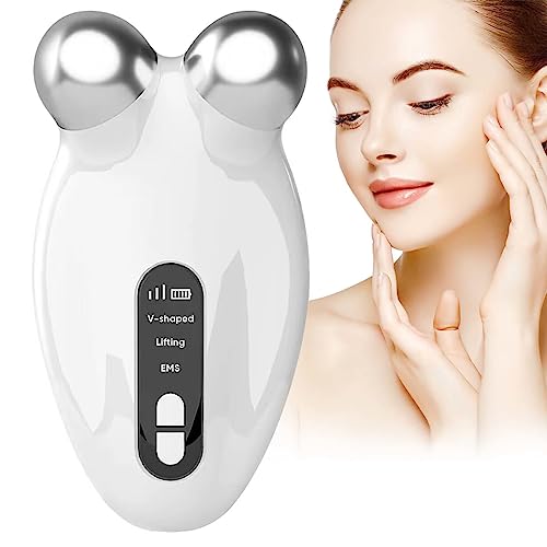 Microcurrent Facial Device, Intelligent Face Neck Massager, Microcurrent Face Lift Device,Wrinkle Reducing - Contour Skin Tightenin Facial Massager
