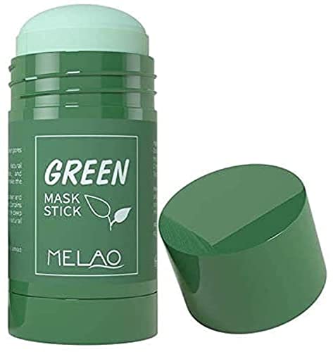 Green Mask Stick for Face, Blackhead Remover with Green Tea Extract, Deep Pore Cleansing, Moisturizing, Skin Brightening for All Skin Types of Men and Women1