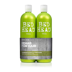Bed Head by TIGI Urban Antidotes Re-Energize Daily Shampoo and Conditioner 25.36 fl oz 2 count