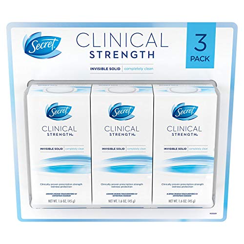 Secret Clinical Completely Clean deodorant,1.6oz 3pack