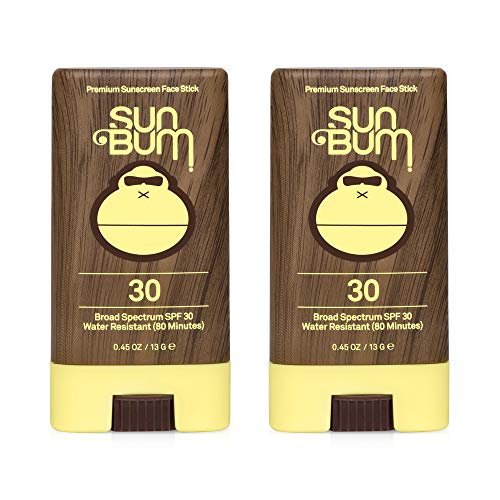 Sun Bum Sun Bum Original Spf 30 Sunscreen Face Stick Vegan and Reef Friendly (octinoxate & Oxybenzone Free) Broad Spectrum Moisturizing Roll-on Uva/uvb Sunscreen With Vitamin E 2 Pack