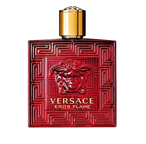 Versace EROS FLAME after shave 100 ml / 3.4 oz GLASS BOTTLE New In Box