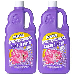 Mr. Bubble Calm & Sleep Bubble Bath (Pack of 2 Bottles, 36 fl oz Each)